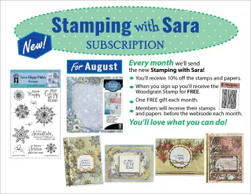 Stamping with Sara - July  Subscription